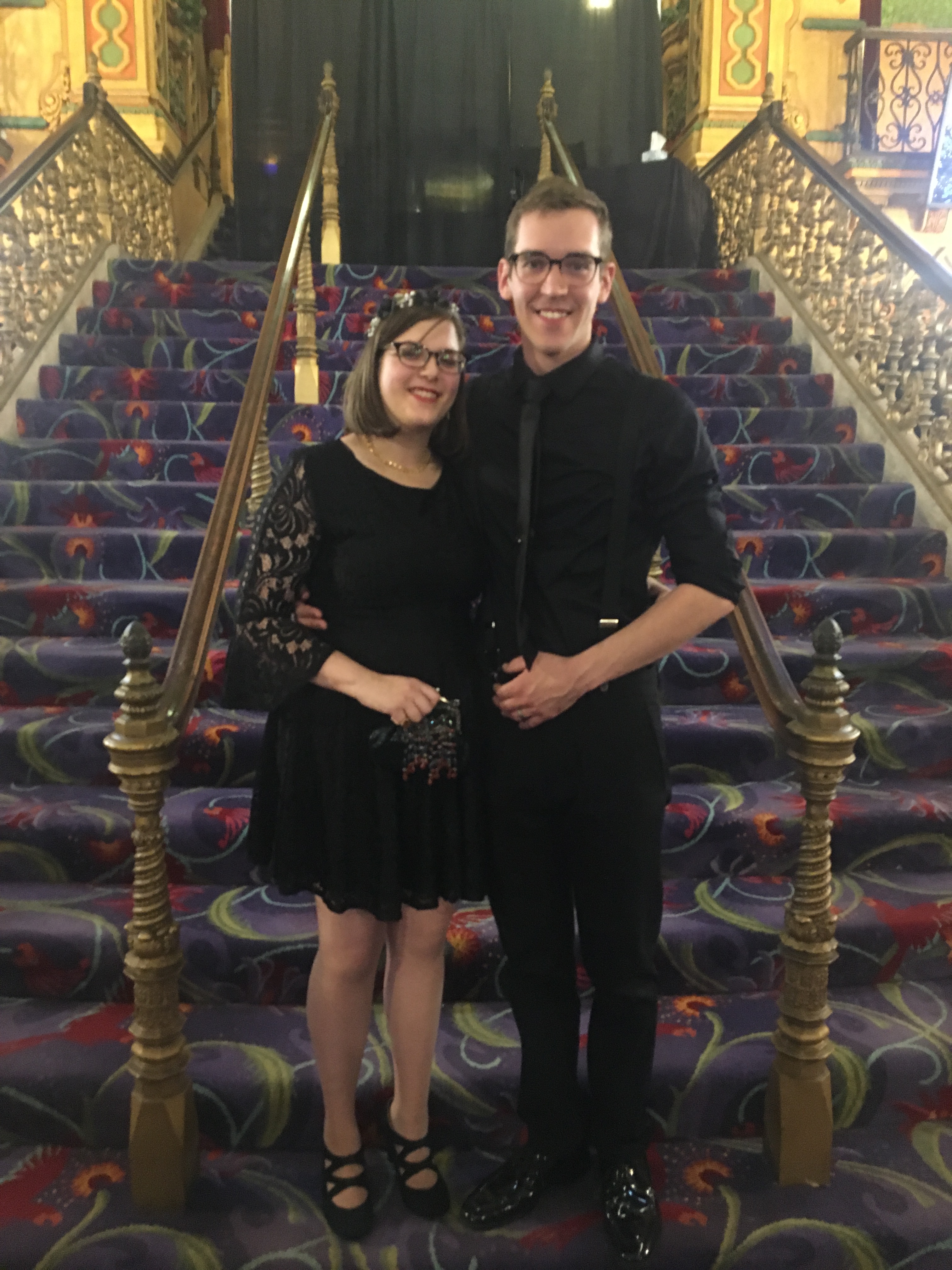 Mr. Will Ozbolt and Mrs. Katrina Ozbolt were married on Halloween in 2018 at the Akron Civic Theatre