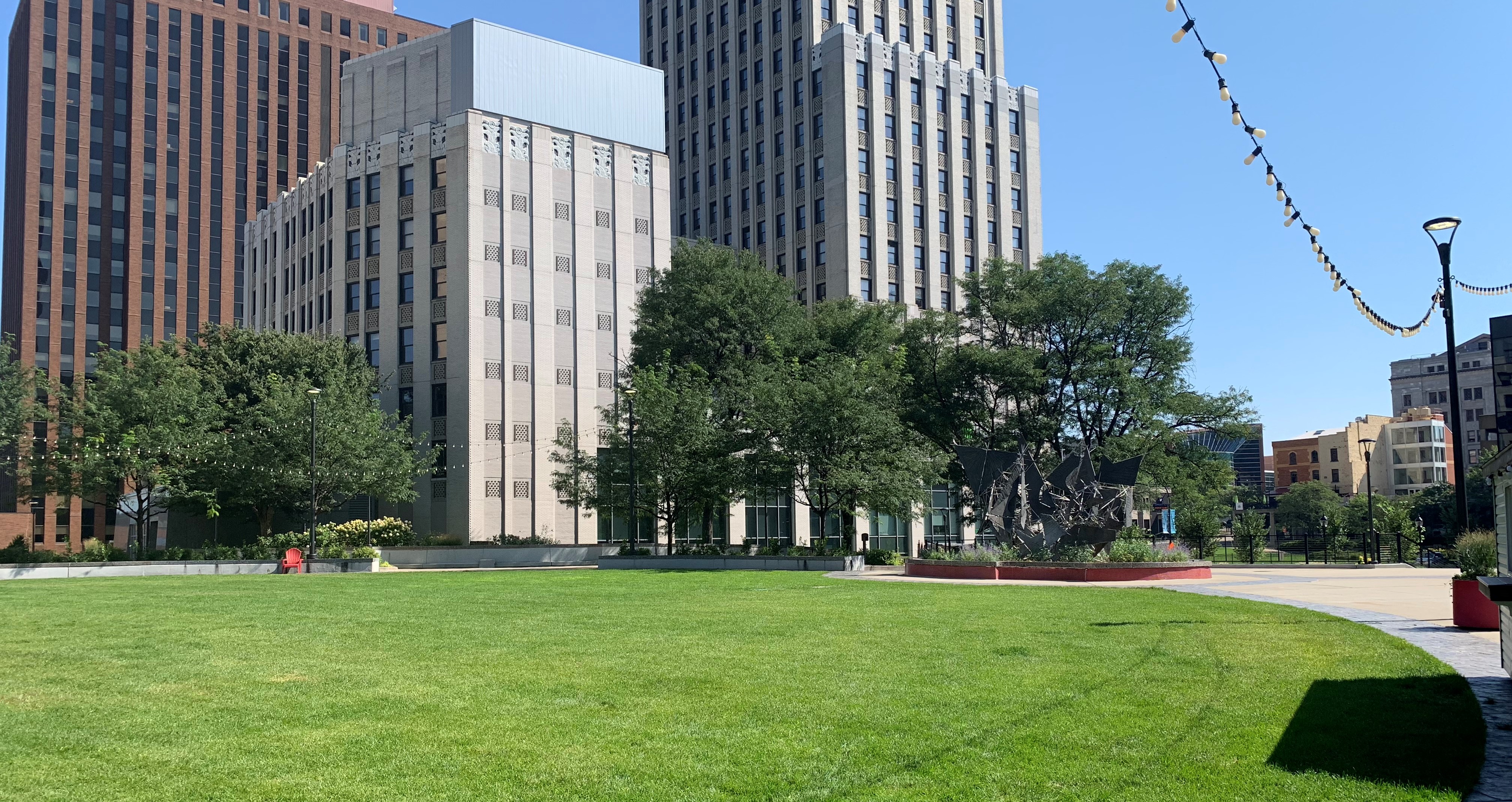 Cascade Plaza in Downtown Akron