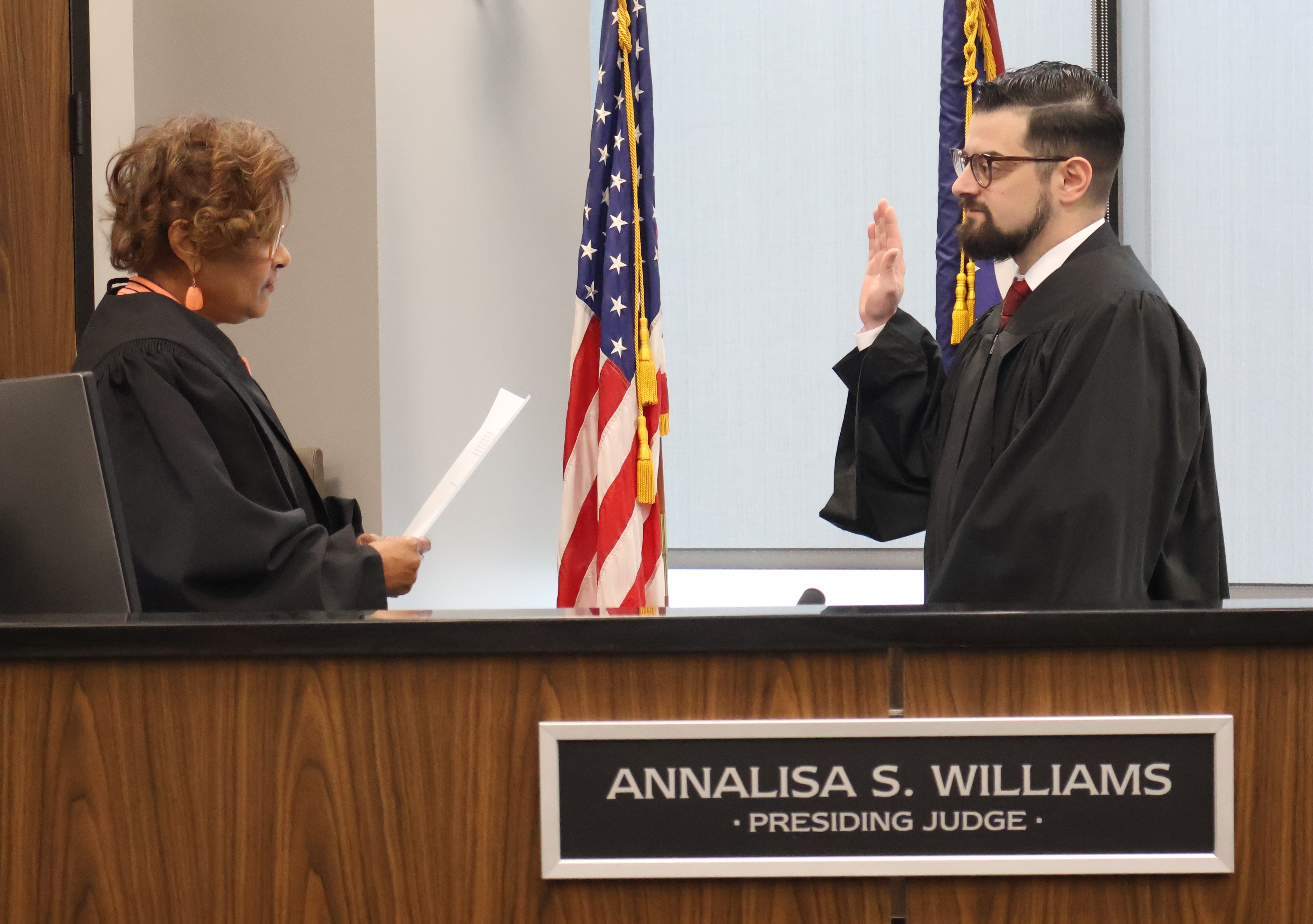 Judge Annalisa Williams and Magistrate Joseph Mittica